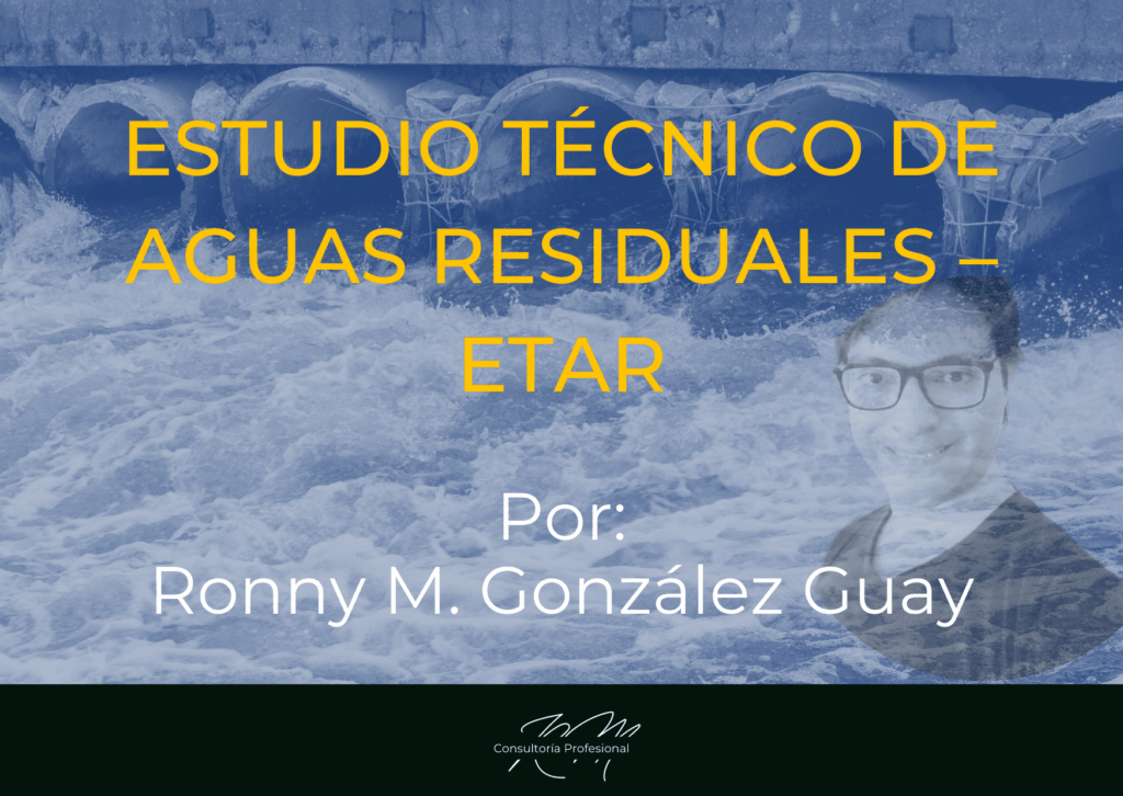 Estudio técnico de aguas residuales (ETAR)