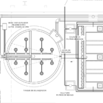 Diseño Tanque de Ecualización y Reactor Anaerobio de PTAR. Vista planos.