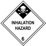 Materia tóxica inhalación peligroso 6.1