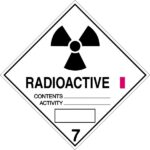 Materias radiactivas 7 Categoría I