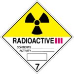 Materias radiactivas 7 Categoría III