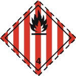 Materias sólidas inflamables, materias autorreactivas y materias sólidas explosivas desensibilizadas 4.1